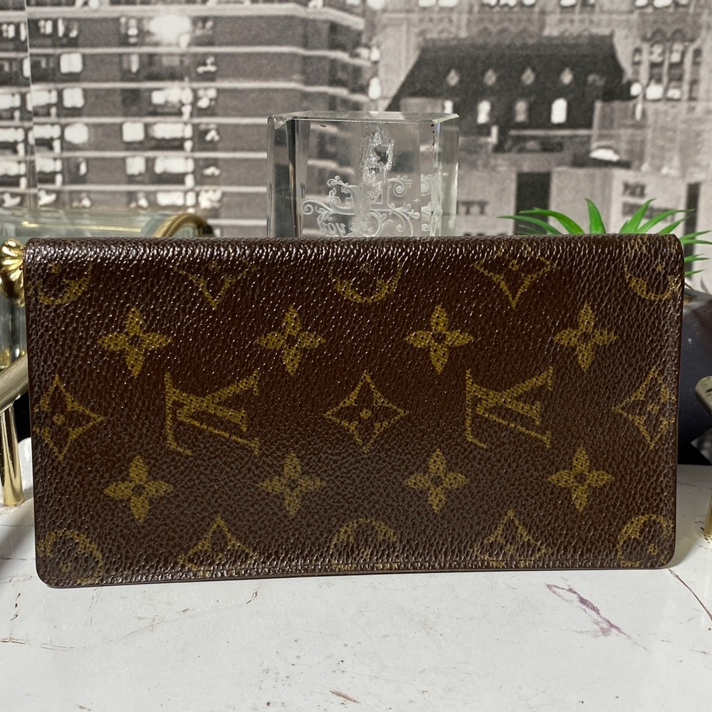 Authentic Louis Vuitton Monogram checkbook Long Wallet - Picture 10 of 14